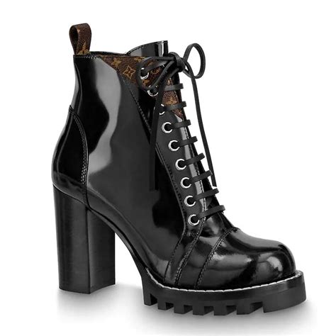 louis vuitton star trail ankle boot black|lv combat boots women.